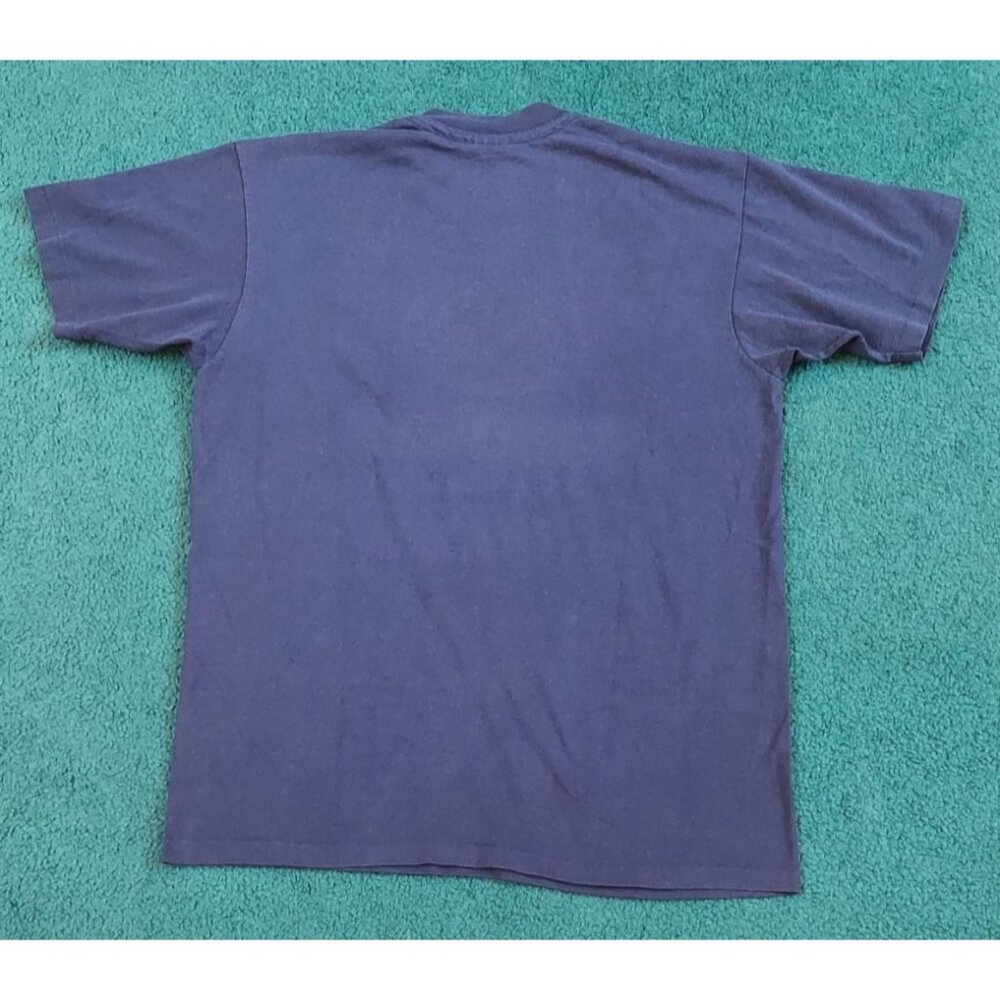 Vintage Penn State Single Stitch T-shirt Thick White Graphic Size L Made In USA - Picture 6 of 6